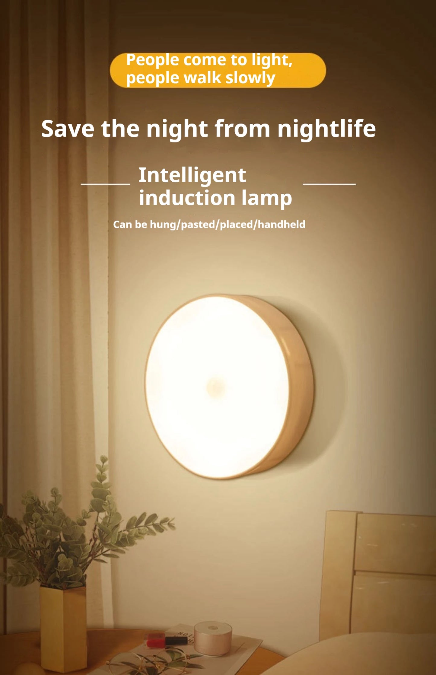 Motion Sensor Wireless LED Night Light