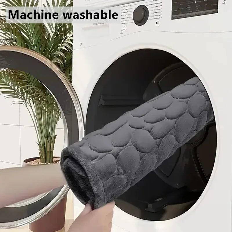 3D Non-Slip Absorbent Bathroom Mat – Quick Drying