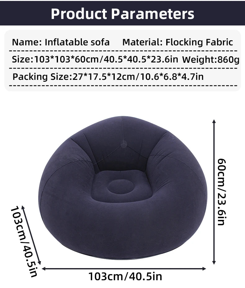 Portable Inflatable Lounge Sofa