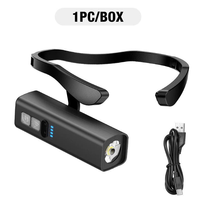 Rechargeable Ear Clip LED Headlamp – Waterproof Outdoor Light