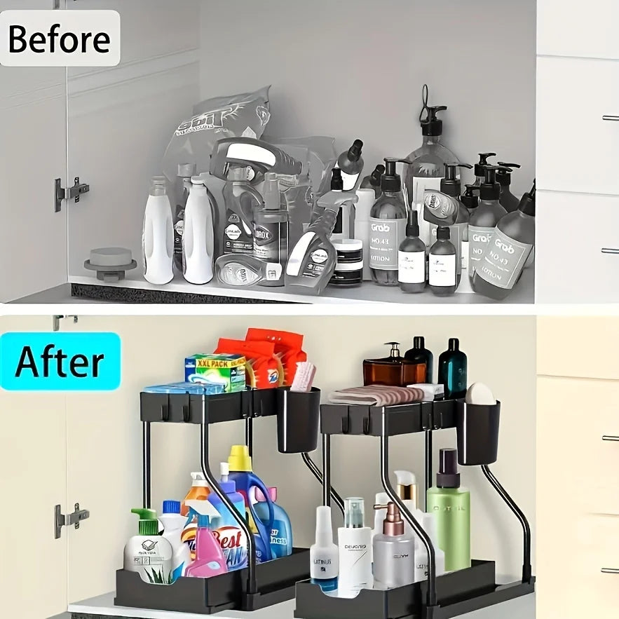 2-Tier Under Sink Pull-Out Organizer