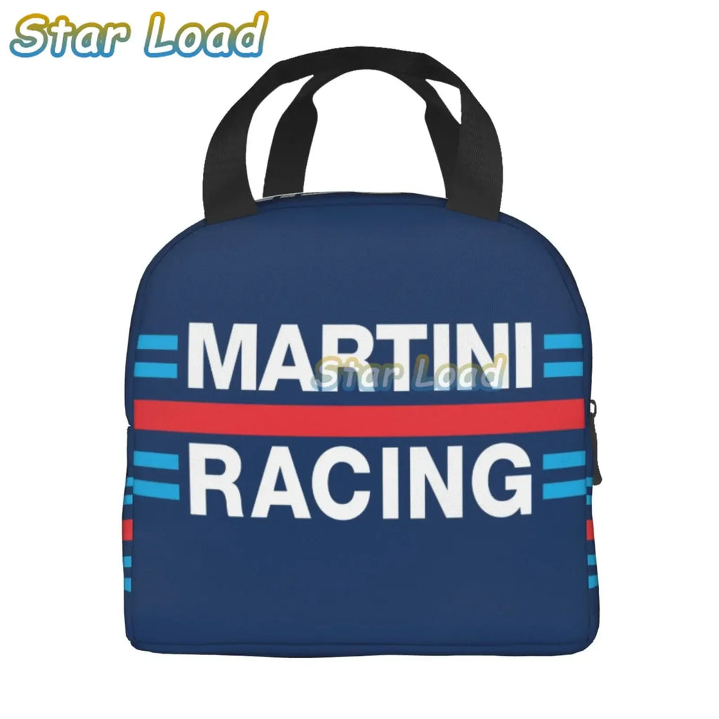 Racing Stripe Insulated Lunch Bag