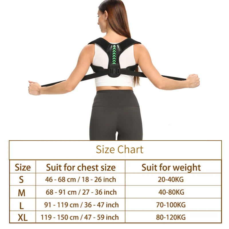 Adjustable Back Posture Corrector Brace