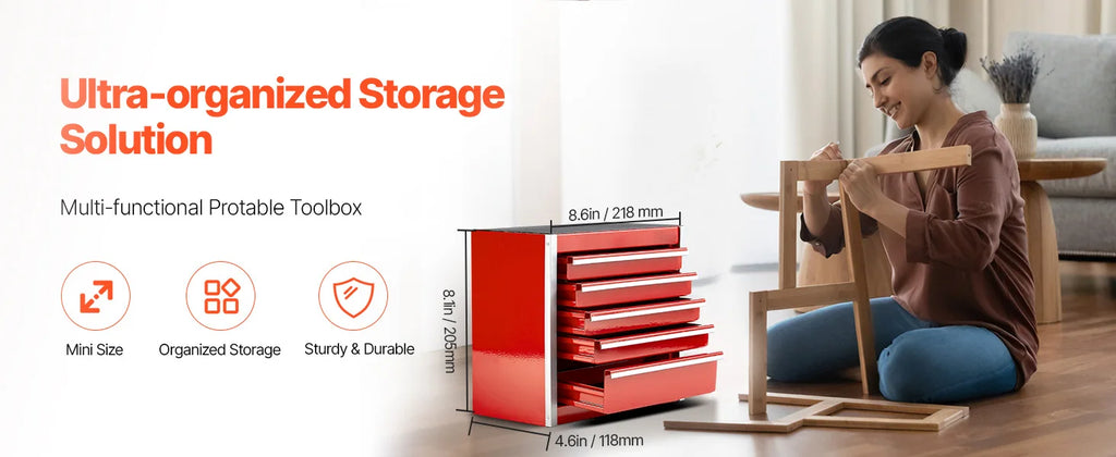 SucceBuy 5-Drawer Tool Box