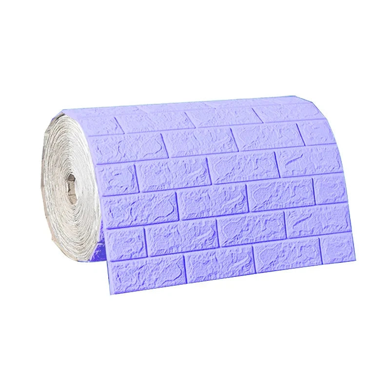 3D Self-Adhesive Brick Wallpaper