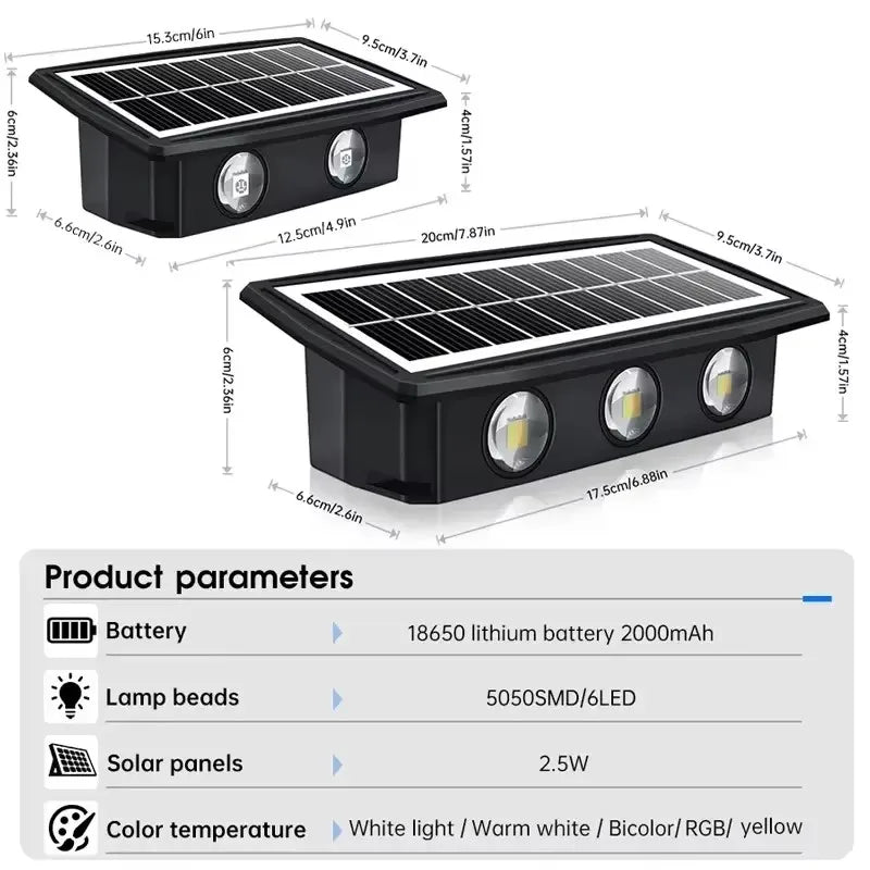 Solar LED Wall Light