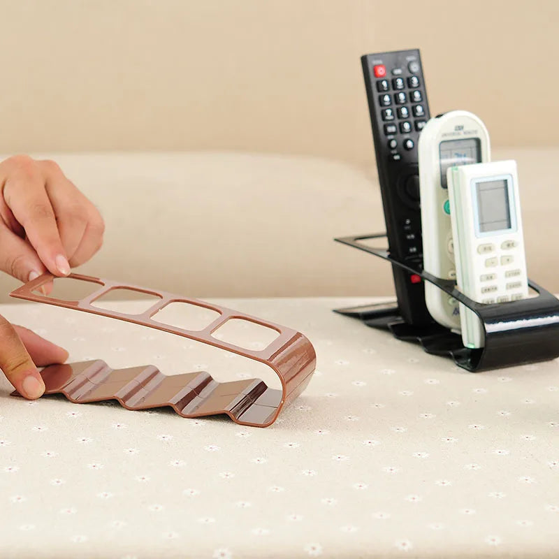 4-Compartment Remote Control Organizer Holder