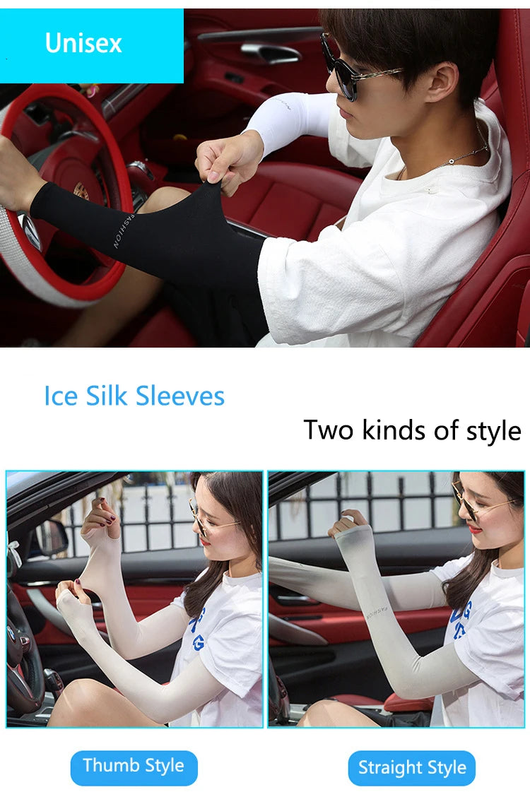 Anti-UV Arm Covers for Cycling & Sports