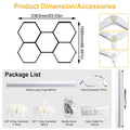 Hexagonal Garage LED Light