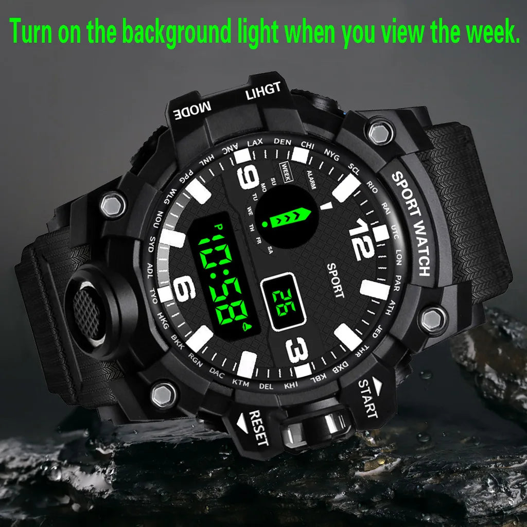 Men's Sports Digital Watch