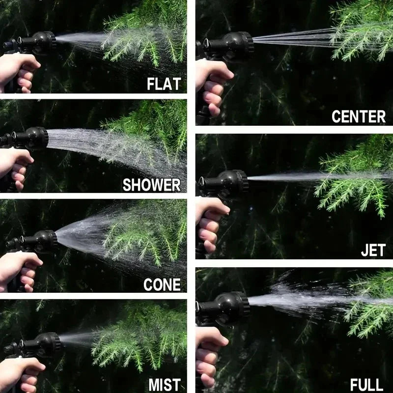 Expandable Magic Garden Hose – High-Pressure Water Spray Gun