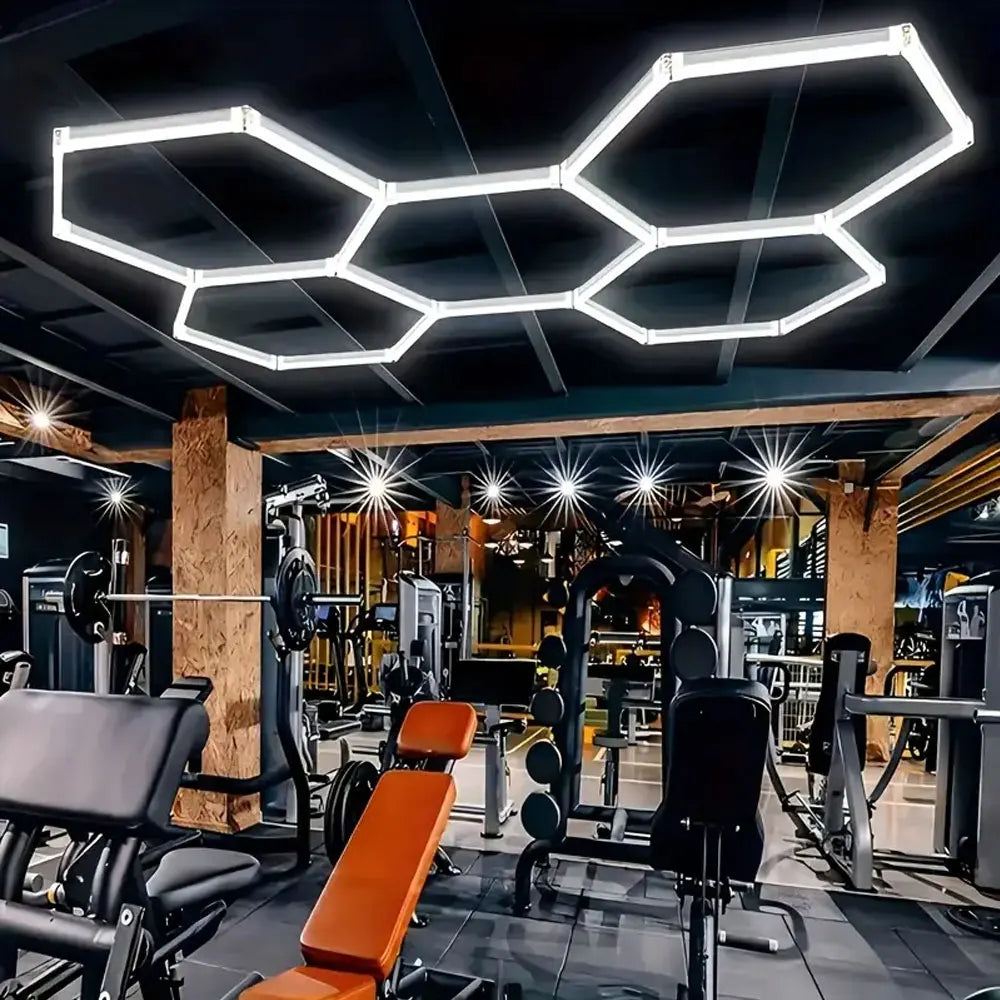 Hexagonal Garage LED Light
