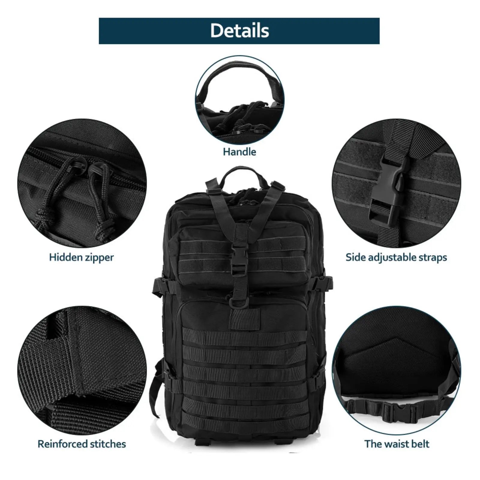 25L/50L Waterproof Outdoor Backpack