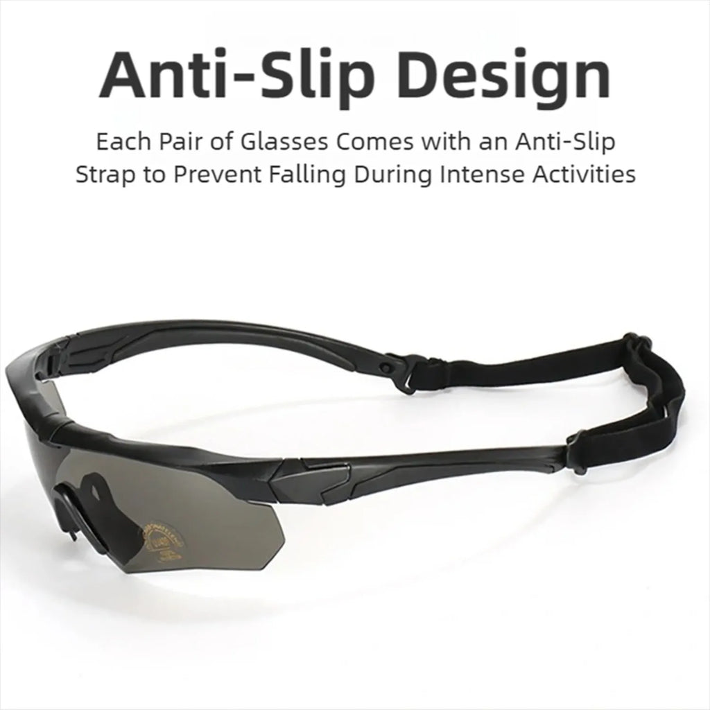 Tactical 3-Lens Goggles