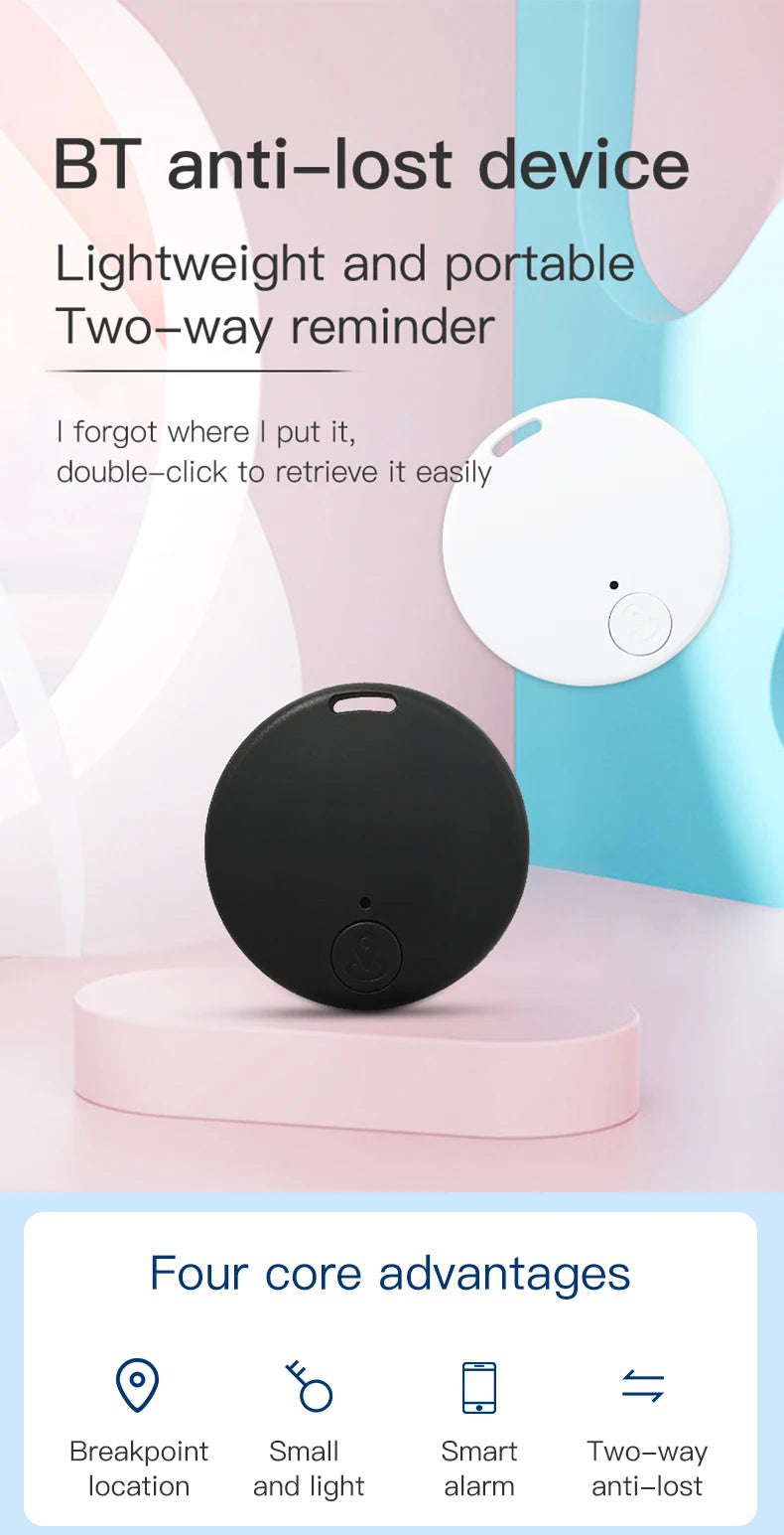 Mini Bluetooth Smart Tracker – GPS Locator & Key Finder