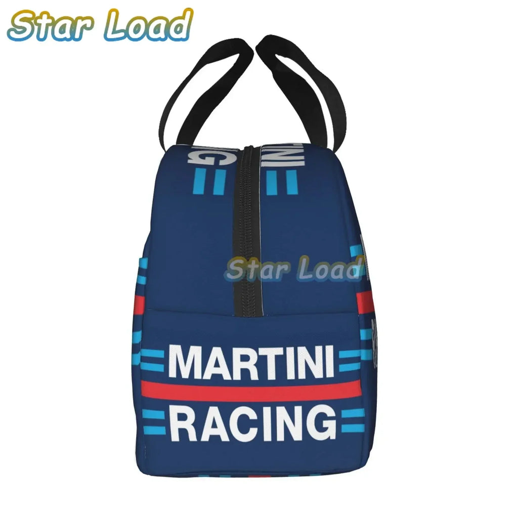 Racing Stripe Insulated Lunch Bag