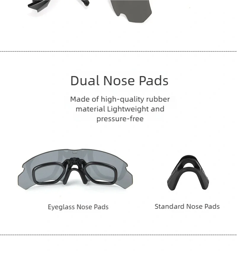 Tactical 3-Lens Goggles