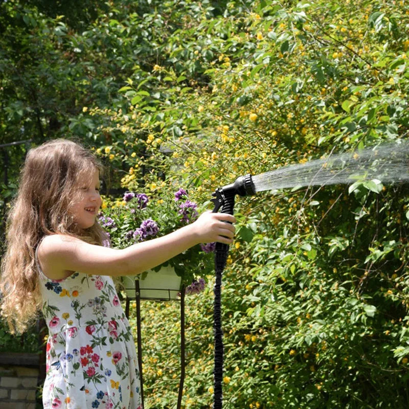 Expandable Magic Garden Hose – High-Pressure Water Spray Gun
