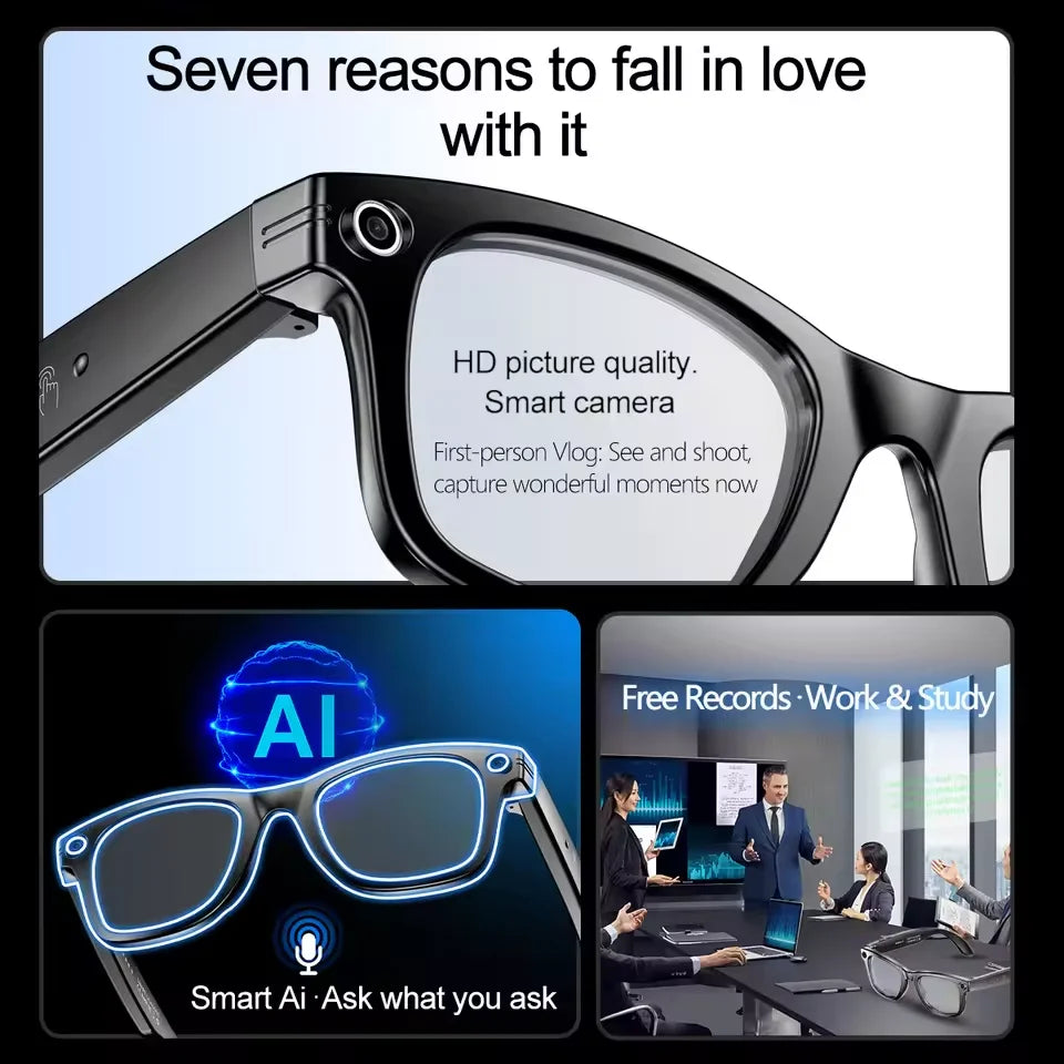 AI Camera Smart Glasses