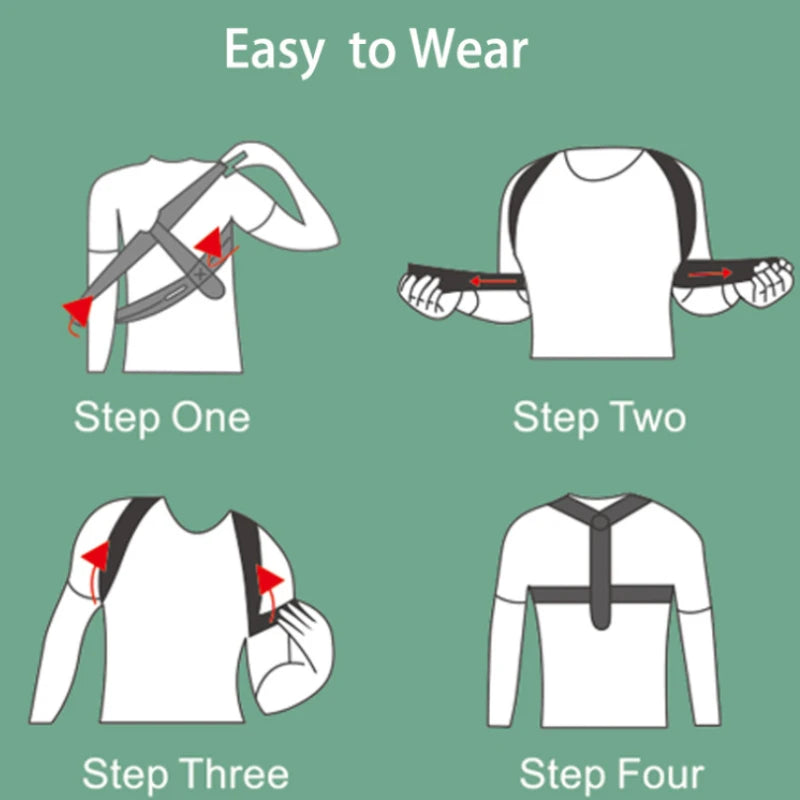 Adjustable Back Posture Corrector Brace