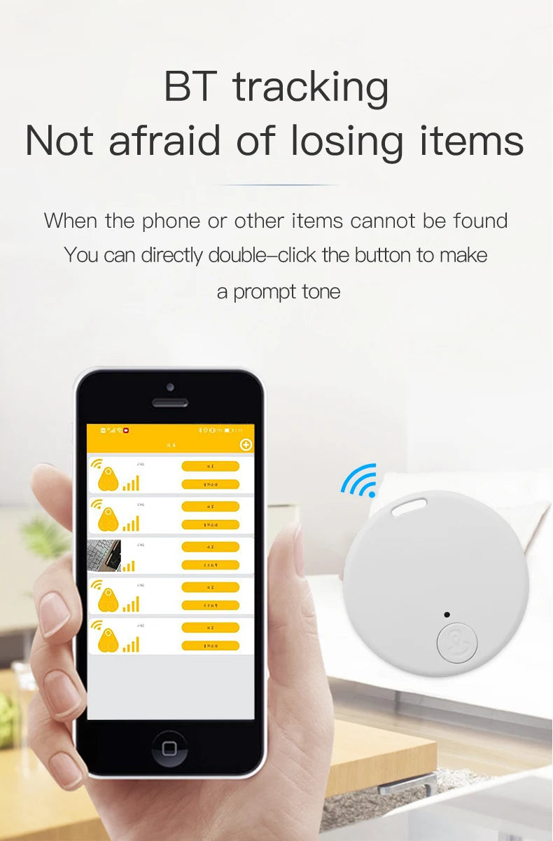 Mini Bluetooth Smart Tracker – GPS Locator & Key Finder
