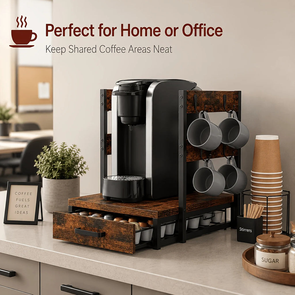 2-Tier Coffee Station Organizer