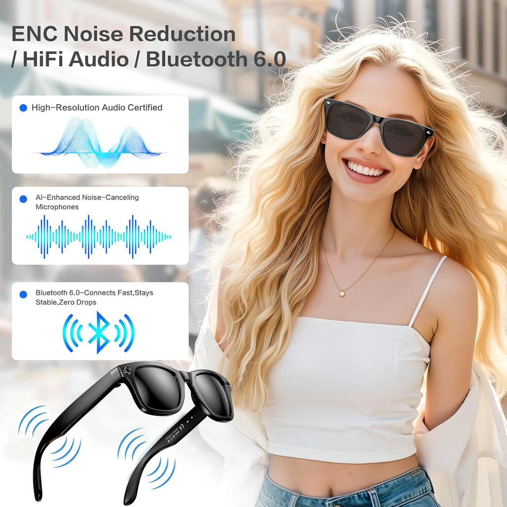 AI Camera Smart Glasses