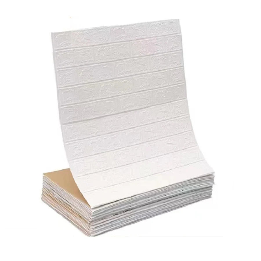 3D Self-Adhesive Brick Wallpaper
