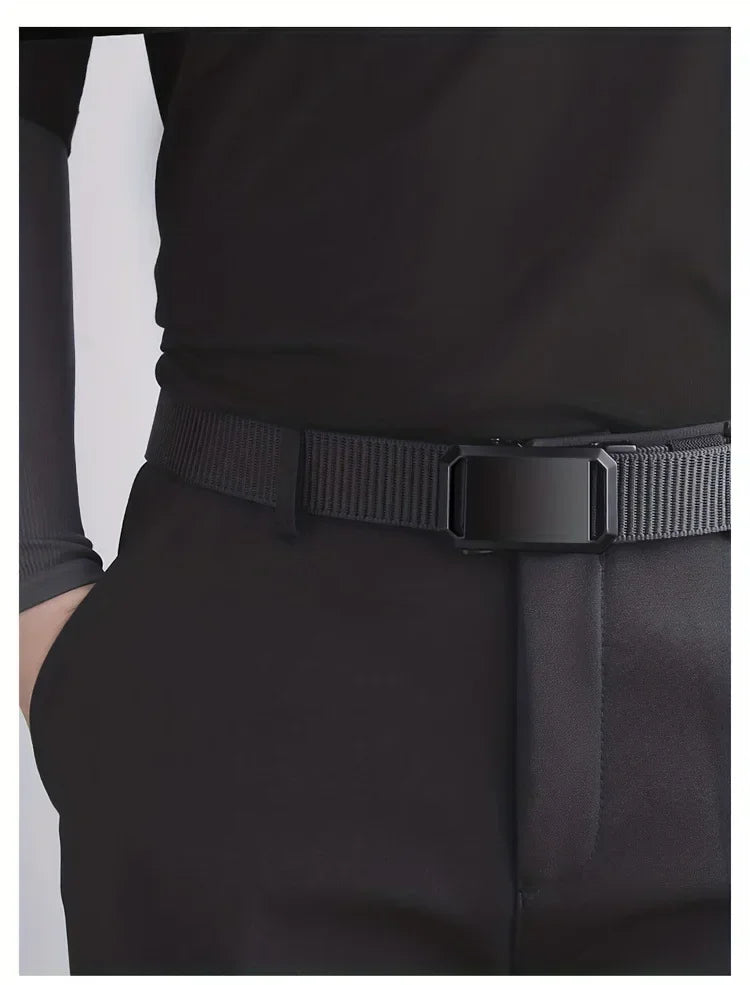 Men’s Automatic Canvas Tactical Belt