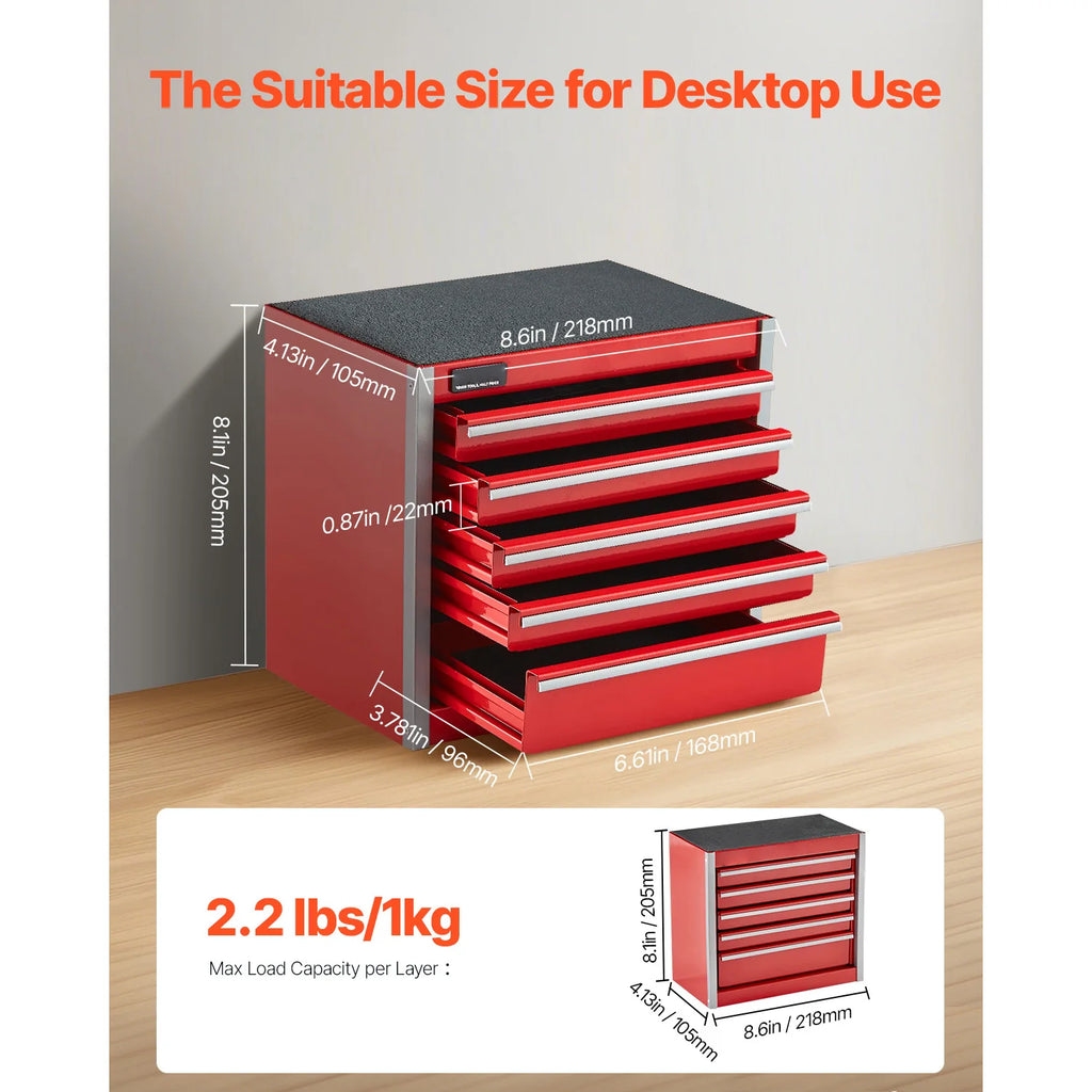 SucceBuy 5-Drawer Tool Box