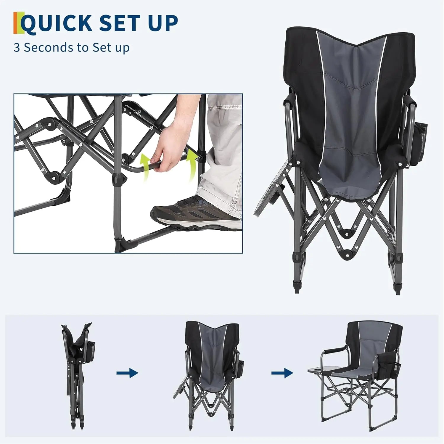 Oversized Folding Camping Chair
