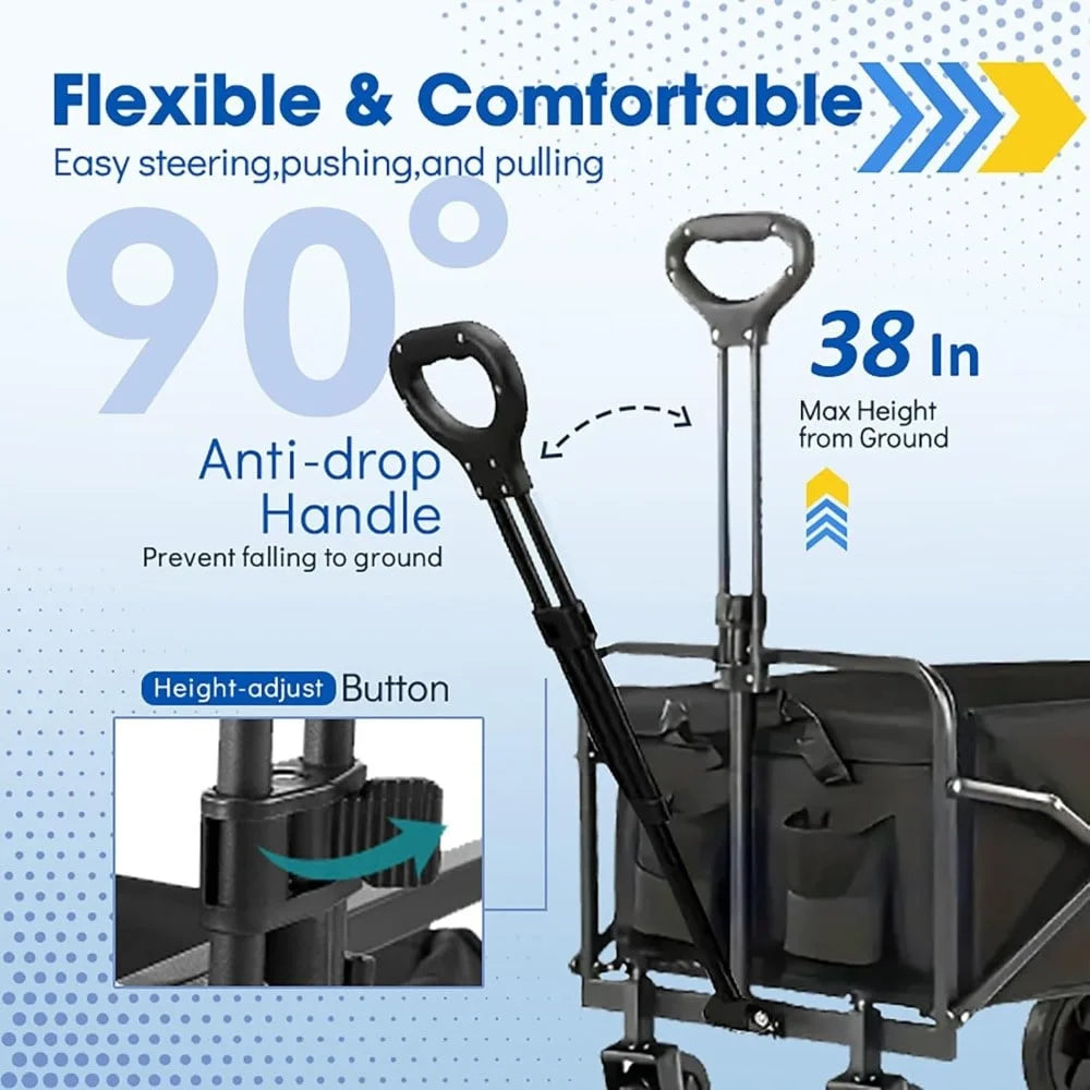 Foldable Heavy-Duty Utility Cart