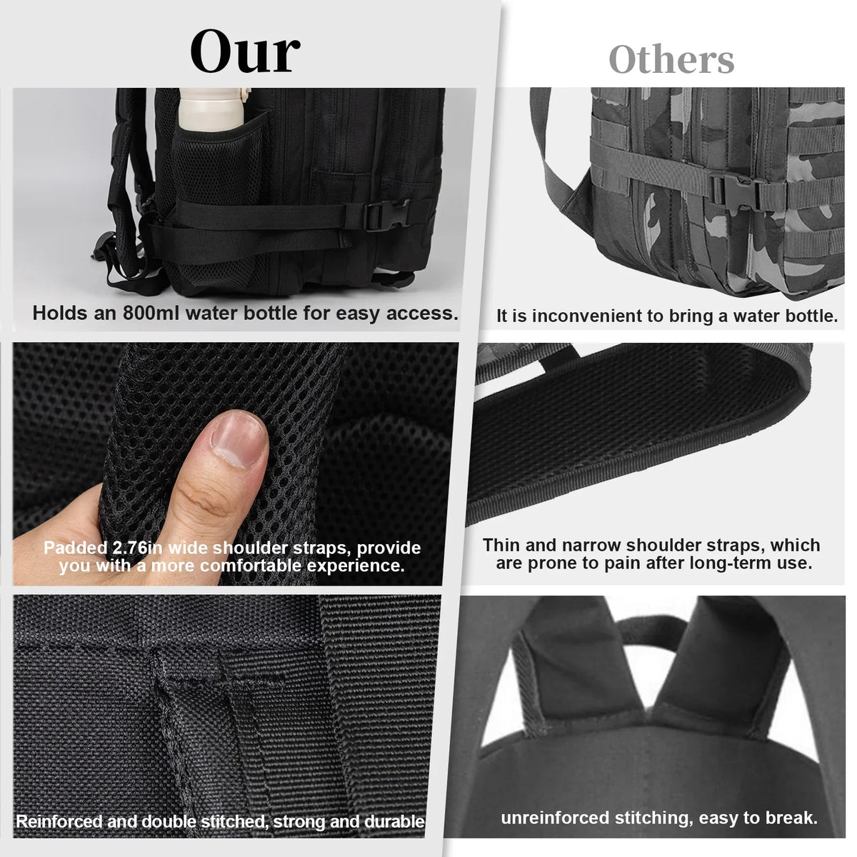 45L Tactical Outdoor Backpack