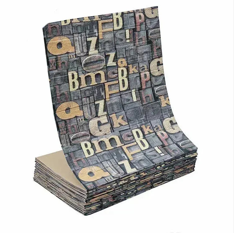 3D Self-Adhesive Brick Wallpaper