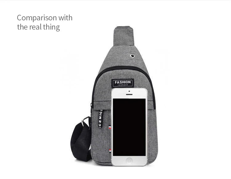 Men’s Waterproof Large-Capacity Fanny Pack