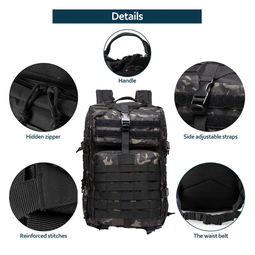 25L/50L Waterproof Outdoor Backpack