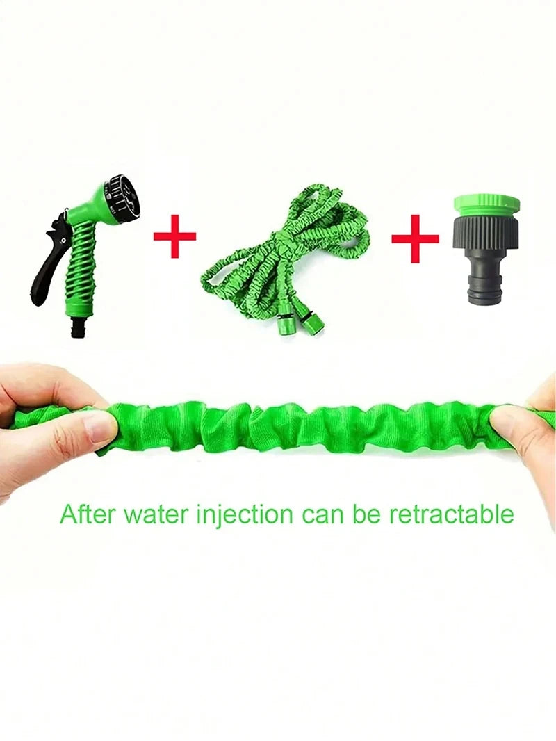 Expandable Magic Garden Hose – High-Pressure Water Spray Gun