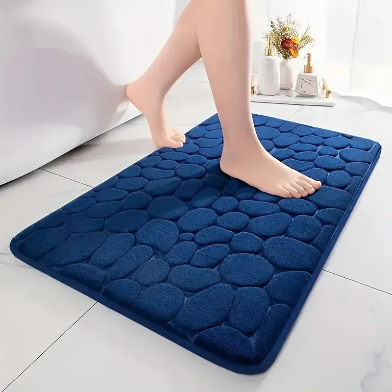 3D Non-Slip Absorbent Bathroom Mat – Quick Drying