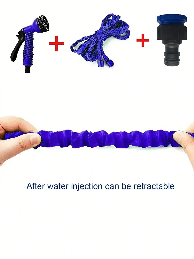 Expandable Magic Garden Hose – High-Pressure Water Spray Gun