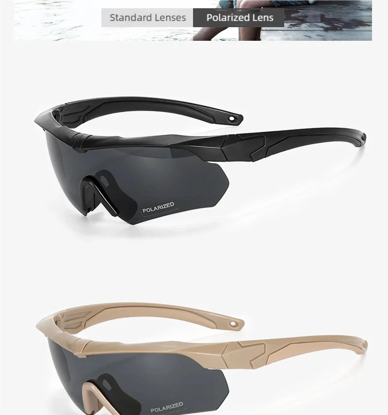 Tactical 3-Lens Goggles