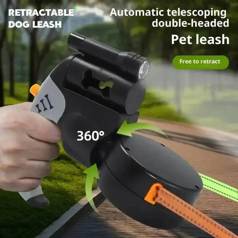3M Double Dog Leash with LED