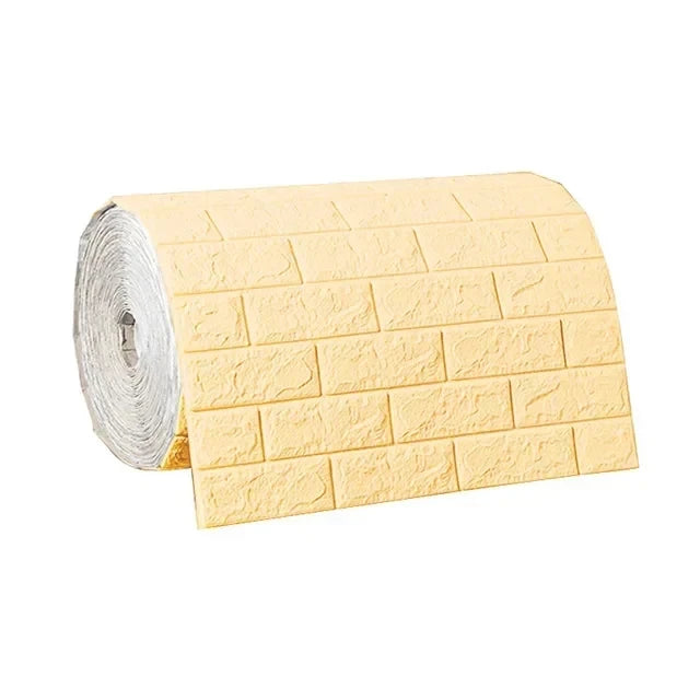 3D Self-Adhesive Brick Wallpaper