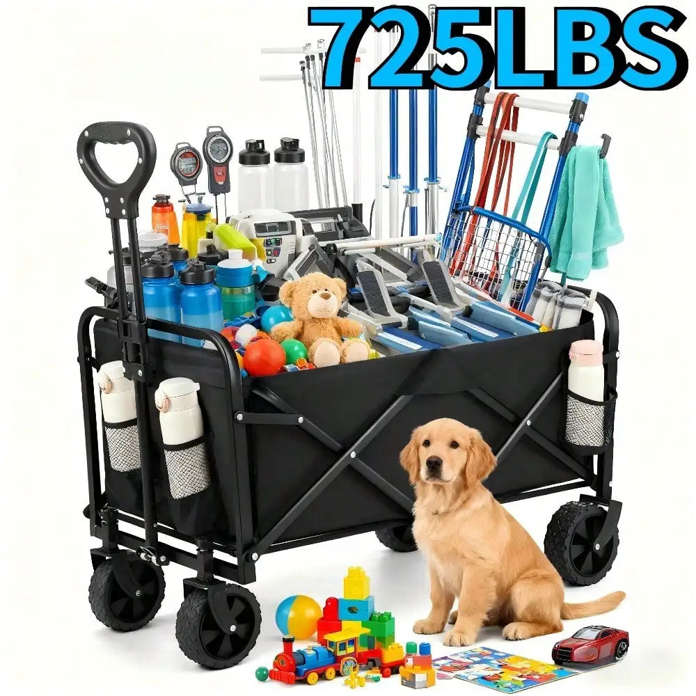 Foldable Heavy-Duty Utility Cart