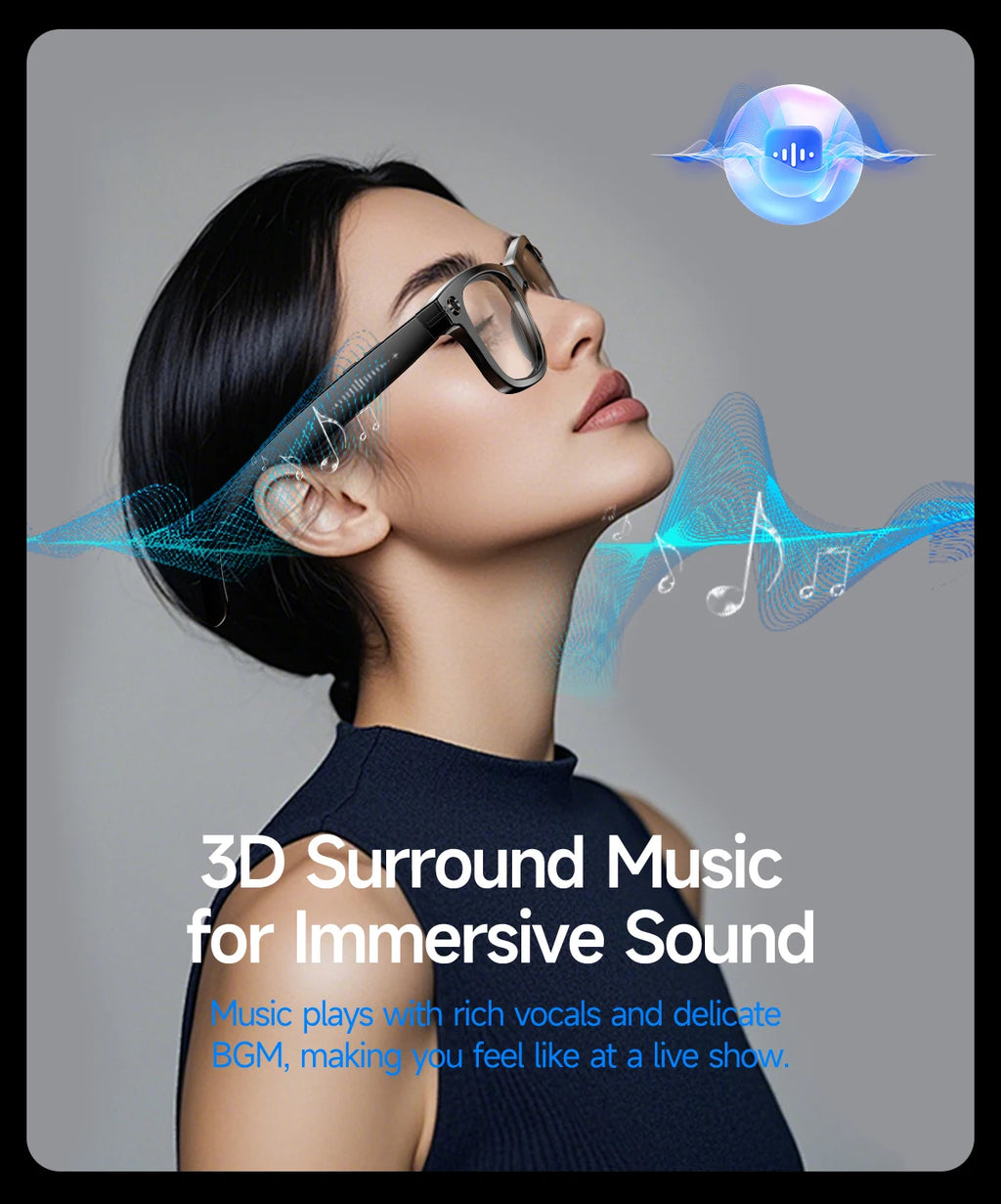 AI Camera Smart Glasses