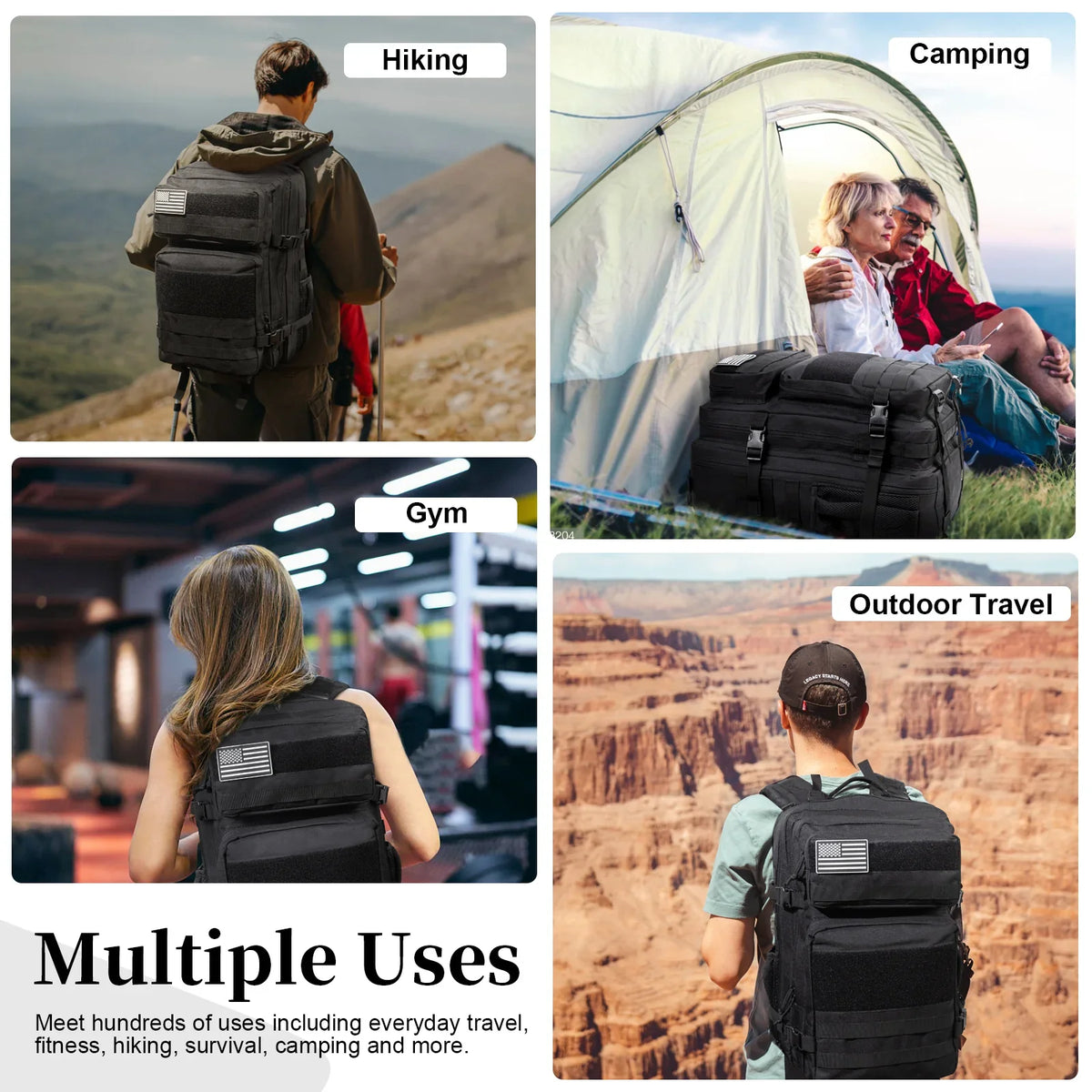 45L Tactical Outdoor Backpack