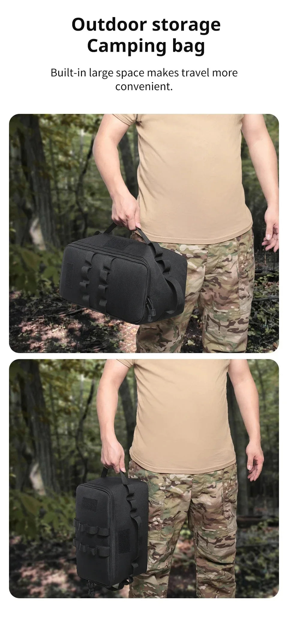Camping Gas Storage Bag