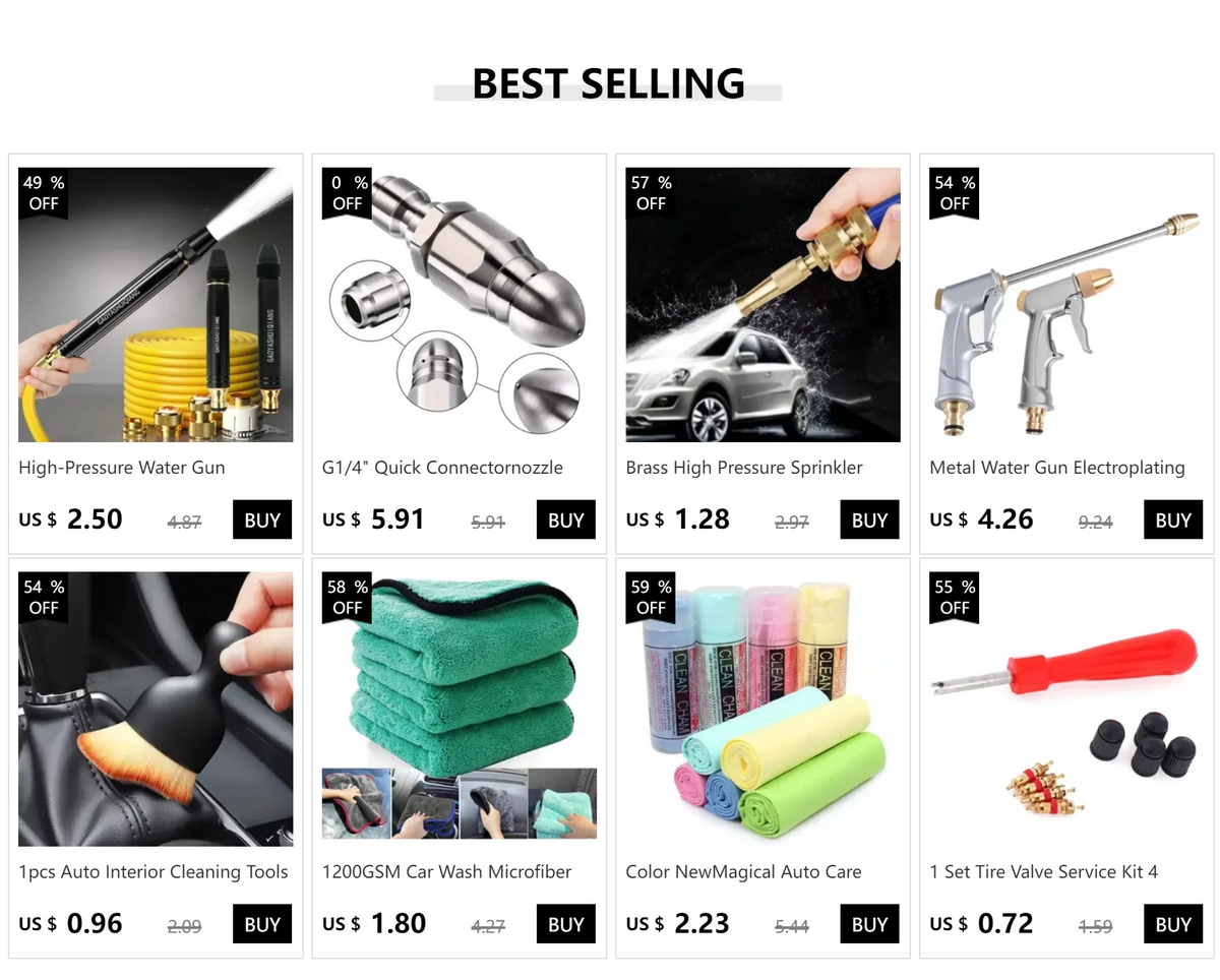 High-Pressure Car Wash Water Gun