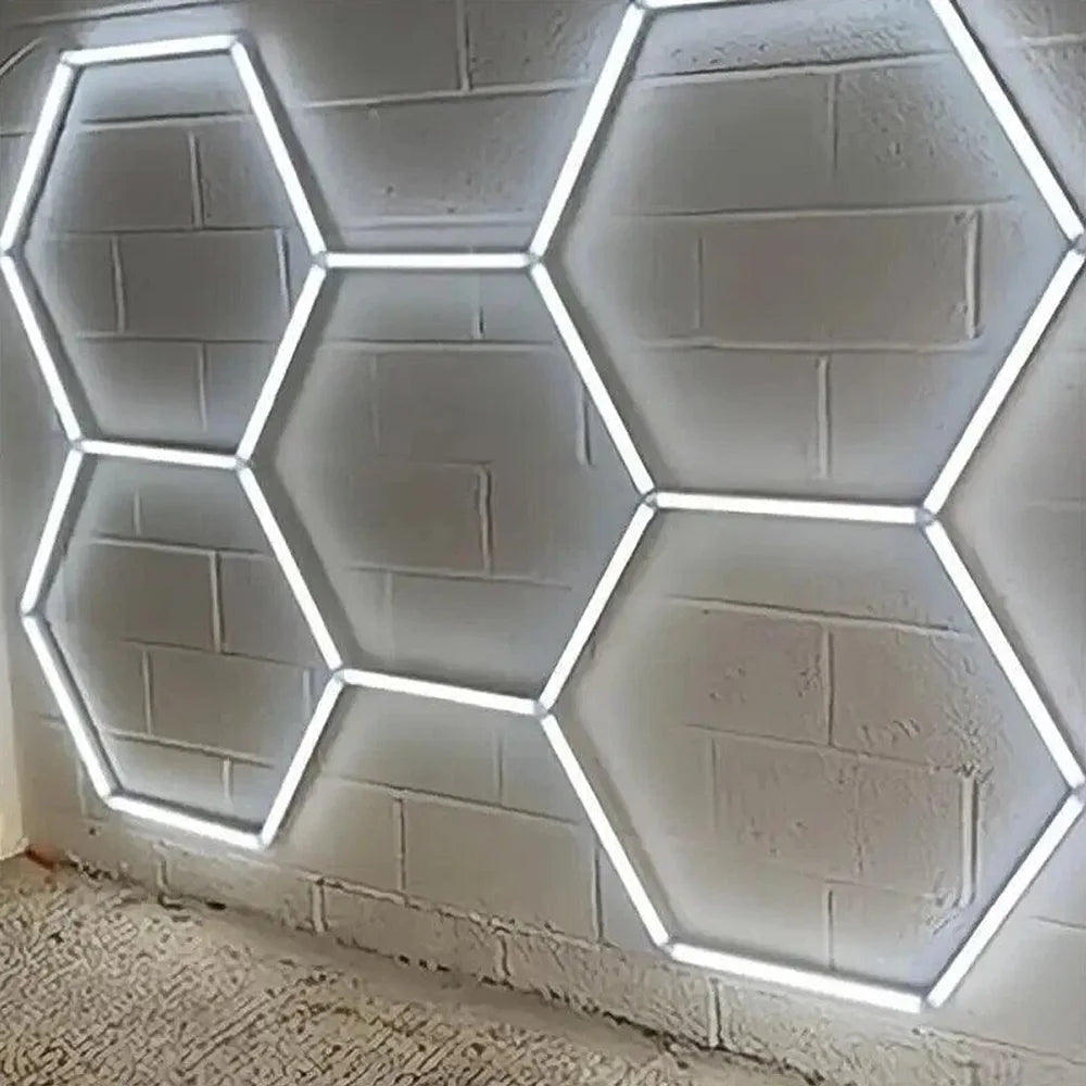 Hexagonal Garage LED Light