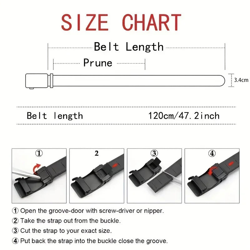 Men’s Automatic Canvas Tactical Belt