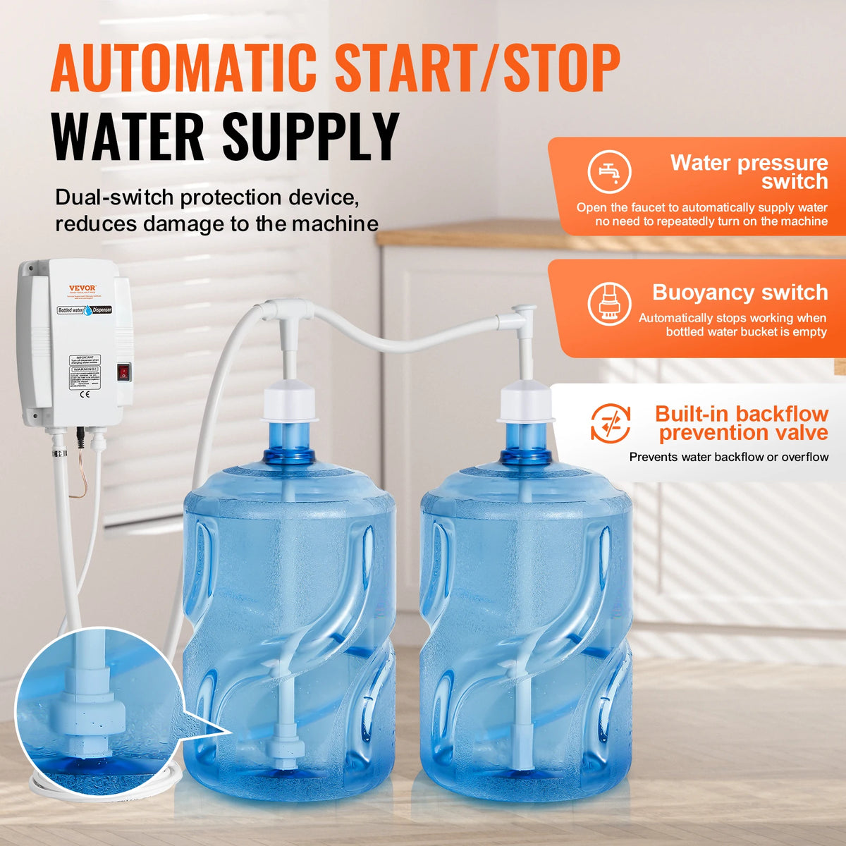 SucceBuy Double Water Dispenser